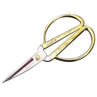 正品金达日美金色龙凤剪刀强力剪指甲剪婚嫁喜庆开业剪彩精致大号