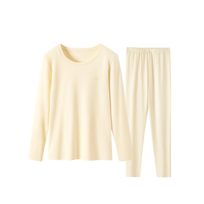 初中生少女保暖内衣套装纯棉a类