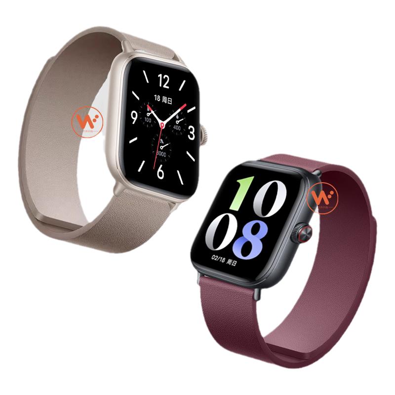 适用vivowatch GT2手表科纳皮磁吸watch5新款真皮表带watch3运动watch2星辉皓月版女生春夏表链男生腕带