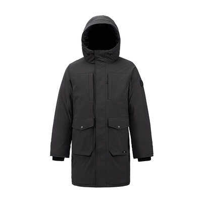 君羽800蓬鹅绒服男中长款25新品