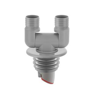 洗衣机下水三通扫地机烘干机地漏接头50排水管道专用阳台防臭配件