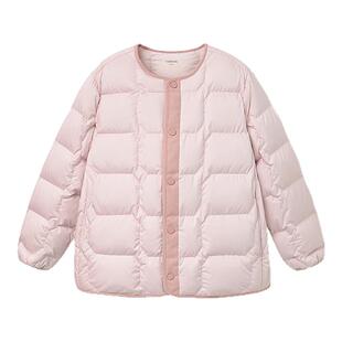 巴拉巴拉儿童轻薄羽绒服男女童2025冬中大童外套小童宝宝保暖内胆