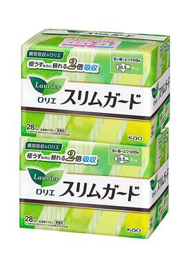 花王乐而雅零触感日用卫生巾超薄