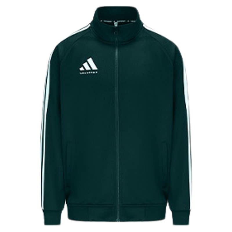 Adidas阿迪达斯运动夹克男春季新款休闲运动外套时尚百搭绿色正品
