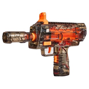 儿童过新年礼物网红爆款mp7电动炮摔枪玩具男孩小霸王鞭炮发射器