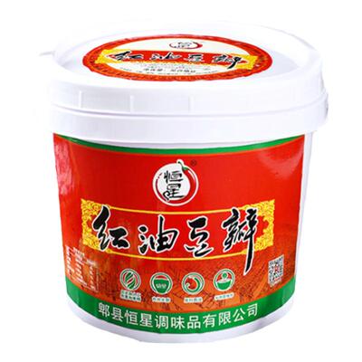 恒星牌红油豆瓣酱12斤免剁