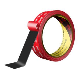 3M5952强力双面胶黑色无痕高粘度耐高温防水汽车专用etc尾翼固定