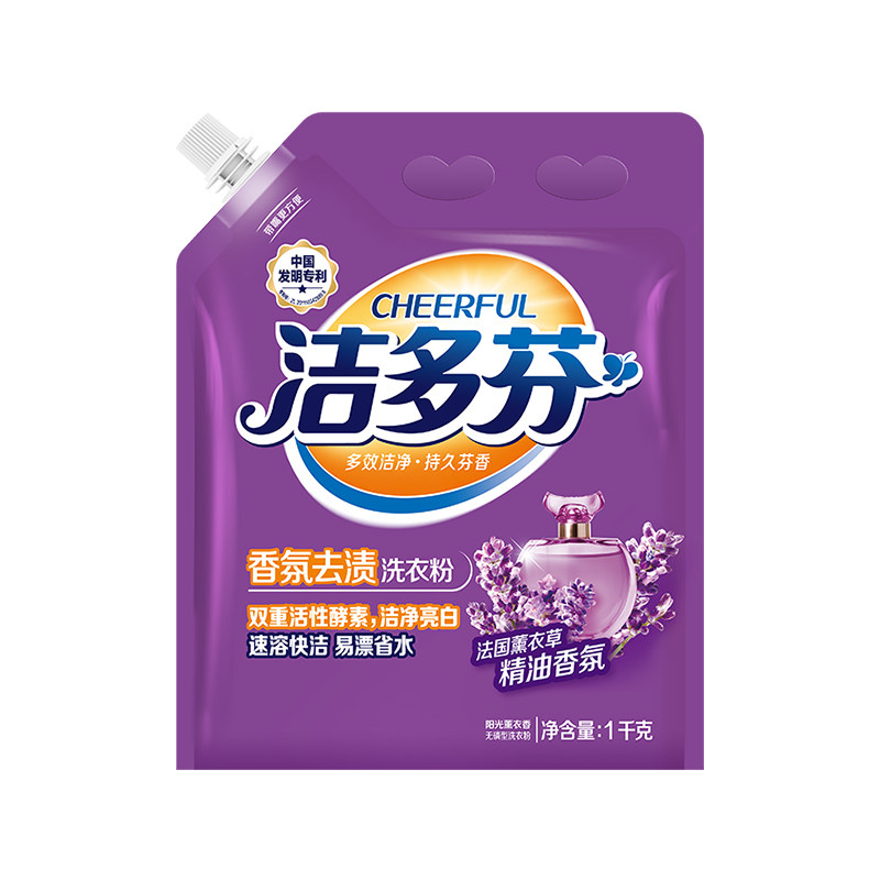 立白洁多芬香氛洗衣粉去渍留香