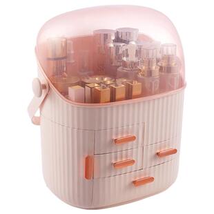 化妆品收纳盒桌面口红护肤品整理箱子梳妆台抽屉大容量防尘置物架