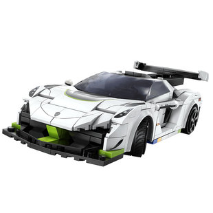 cada编程积木柯尼塞格遥控汽车儿童益智拼装玩具男孩生日礼物男童