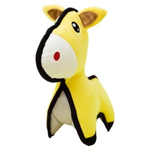 梅花脚狗狗玩具耐咬边牧柯基小中大型犬自嗨宠物布绒磨牙发声玩具