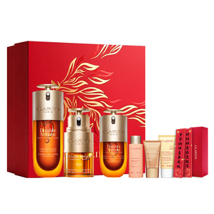 [新年礼物]娇韵诗双萃精华眼霜眼面套装紧致淡纹保湿焕亮护肤