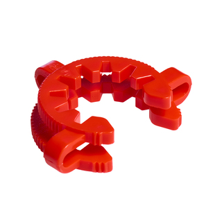 三爱思 塑料标口夹C52 不锈钢球磨口夹 接口锥形夹卡箍夹子 配合夹烧瓶防滑旋转蒸发器旋蒸瓶 实验室器材耗材