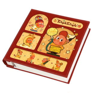 覆膜相册diy星星人粘贴纪念家庭宝宝成长5寸67拍立得影集照片收纳