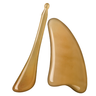 内蒙古天然羊角刮痧板刮脸面部美容专用眼提拉牛拨筋棒女全身通用