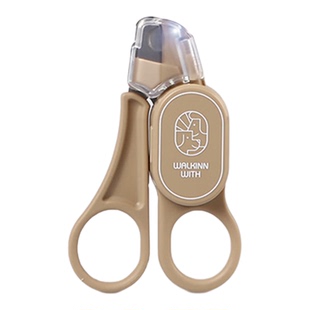 现货~韩国walkinnwith宠物LED灯防飞溅不锈钢指甲刀剪刀