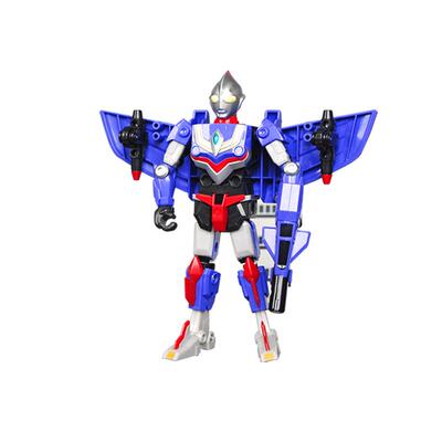 灵动赛罗奥特曼变形玩具摩托车机甲变身器飞机人迪迦手办ldcx正版