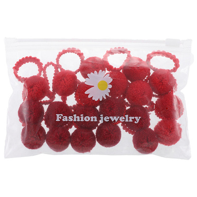 毛球宝宝拇指发圈女童可爱发绳