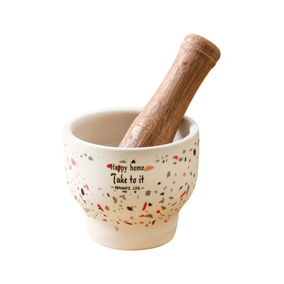 千顺陶瓷釉下彩蒜泥盅捣蒜器