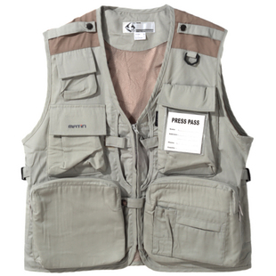 马田专业摄影背心男女春秋冬多功能款户外多口袋定制印字摄影马甲