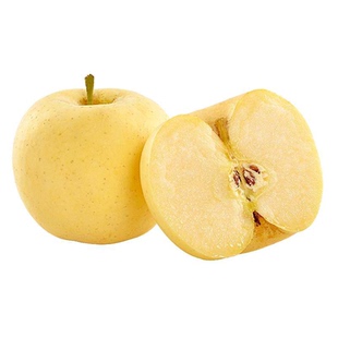 黄金奶油富士苹果9斤新鲜水果山东烟台白色牛奶脆甜平果整箱包邮