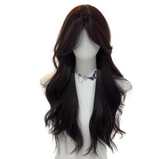 美宿假发全头套女自然日常全头套式秋冬韩式大波浪卷发仿真假发套