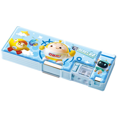 蛋仔派对文具盒男孩2025新款多功能铅笔盒一年级小学生专用大容量笔袋男生款机关笔盒女孩高颜值文具袋儿童