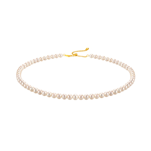 百兆轩天然珍珠项链女正圆强光小米珠淡水珍珠手链颈链锁骨链叠戴