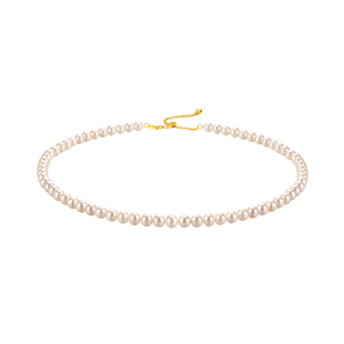 百兆轩天然珍珠项链女正圆强光小米珠淡水珍珠手链颈链锁骨链叠戴