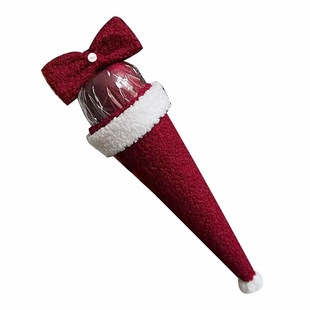 圣诞节平安果成品包装甜筒实用女生礼物平安夜苹果花束女友圣诞袜