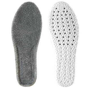 足力健小孩专用儿童保暖鞋垫冬季加绒加厚男女童羊毛羊羔绒宝宝棉