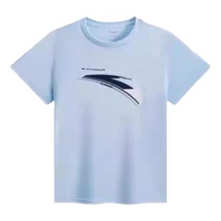 安踏儿童速干短袖T男童2026夏季新品冰丝透气运动上衣时尚T恤衫男