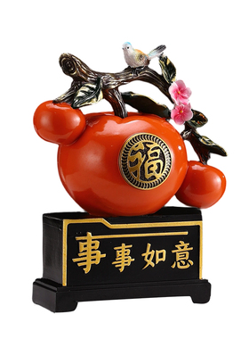 新款平安喜乐招财摆件家居装饰品