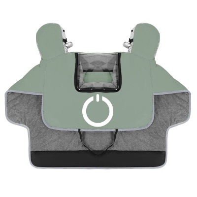 亲子电动车挡风被加绒加宽加大