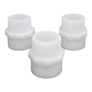 环保pp外丝接头DN15/20/25/32/40/50/65PP塑料单头外牙水处理快接