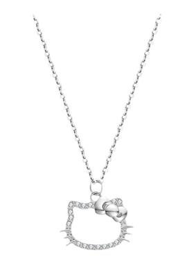 三丽鸥Hellokitty项链女纯银