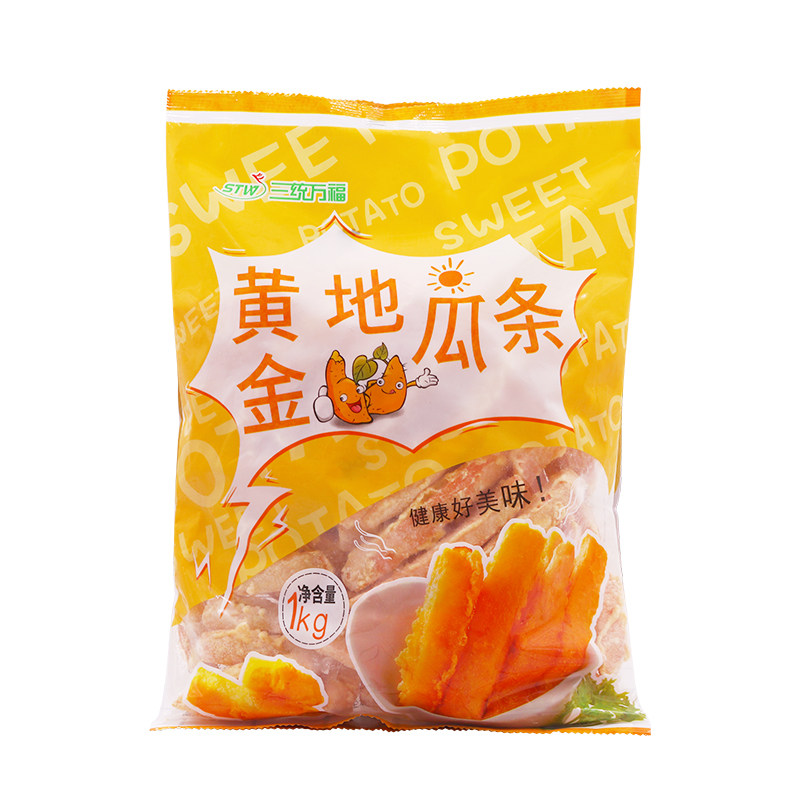 三统万福黄金地瓜条油炸半成品