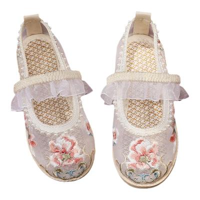 古朴儿童汉服鞋凉鞋夏季