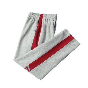 济南历城区校服小学生春秋裤子套装上衣浅灰色冬季加绒加厚