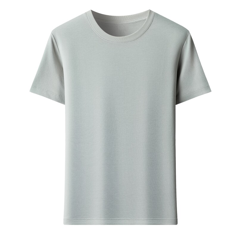 步森纯色冰丝短袖t恤衫男衣服