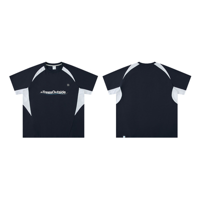 7A抗菌凉感防晒网眼拼接印花T恤