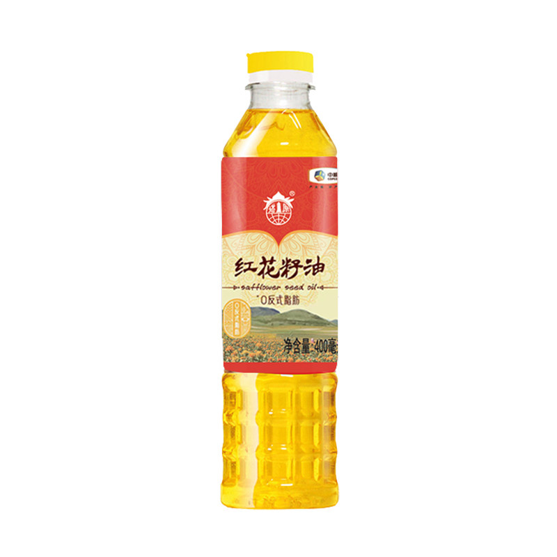 中粮塔原纯红花籽油400ml*40瓶 2箱共计16升 家庭特惠装