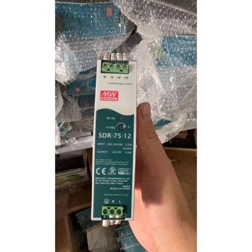 溢价-明纬SDR7512导轨电源输12V6.3A75W