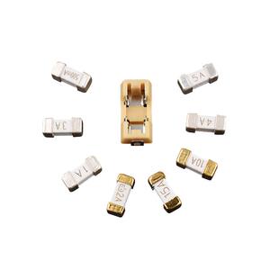 1808贴片保险丝1A2A3A4A5A6A10A15A镀金脚250V 快断保险管/座