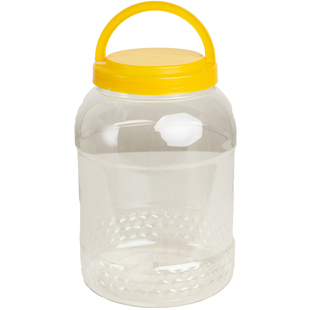 2.5公斤蜂蜜瓶塑料瓶子 三3斤加厚干果瓶五5斤食品密封罐透明蜜罐