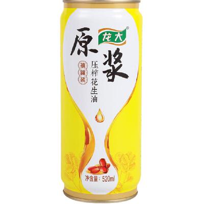 原浆罐装山东花生油龙大