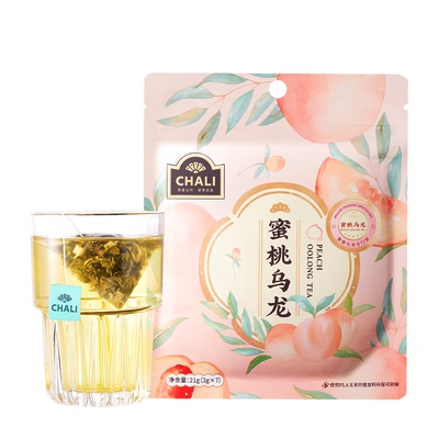 CHALI蜜桃乌龙水果茶便携装