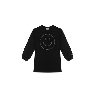 【礼物】Moschino/莫斯奇诺 儿童Smiley®图案棉质连衣裙