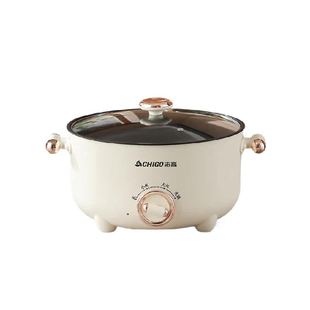 志高电煮锅多功能一体2人小电锅宿舍学生煮面小锅家用3人电热火锅