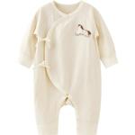 微狮牧尼新生儿绑带连体衣春秋季宝宝连体衣婴幼儿和尚哈衣爬服